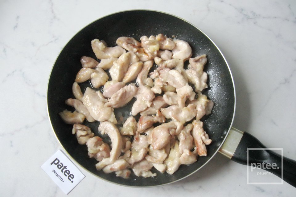 Стир-фрай из курицы с грибами и цуккини - Шаг 6