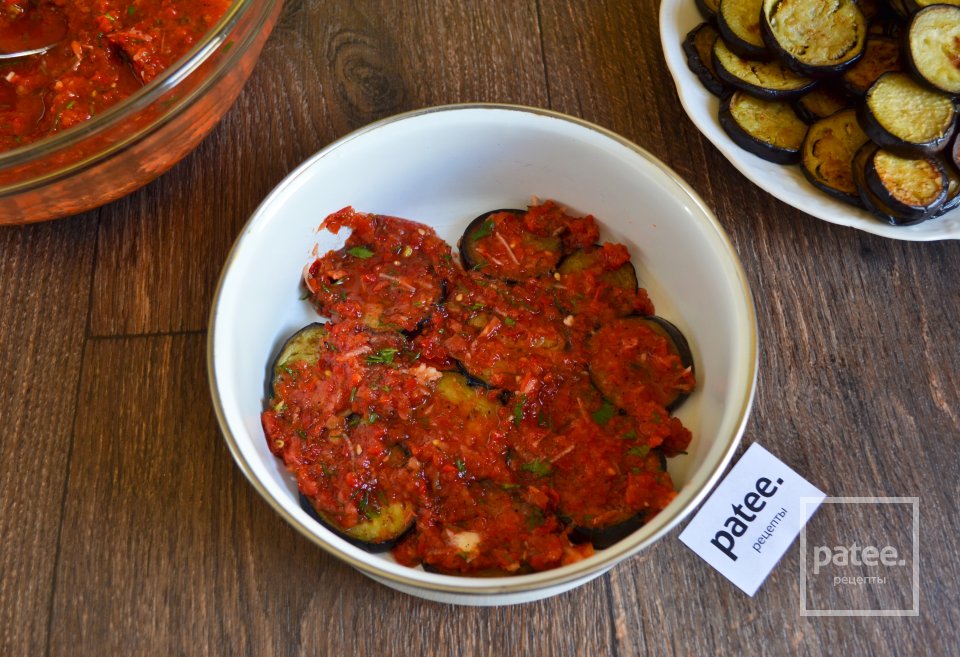 Острая закуска из баклажанов - Шаг 14