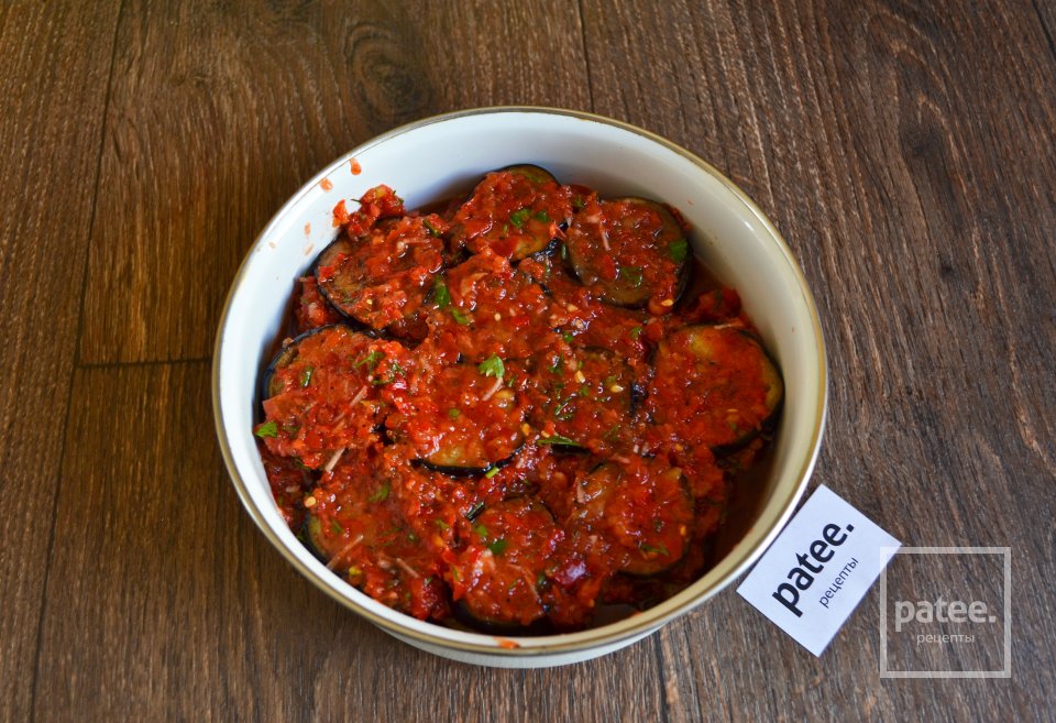 Острая закуска из баклажанов - Шаг 15