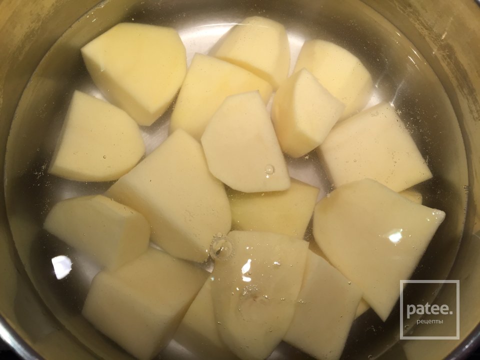 Бефстроганов с пюре - Шаг 1