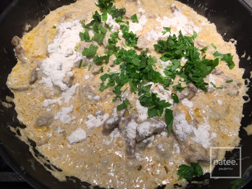 Бефстроганов с пюре - Шаг 6