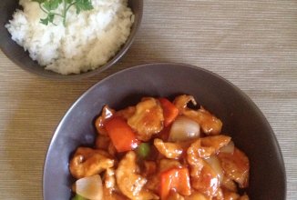 Мясо в кисло-сладком соусе по-китайски