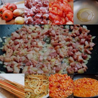 Паста Аматричиана🍝 - Шаг 1