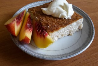 творожная запеканка с яблоком без муки