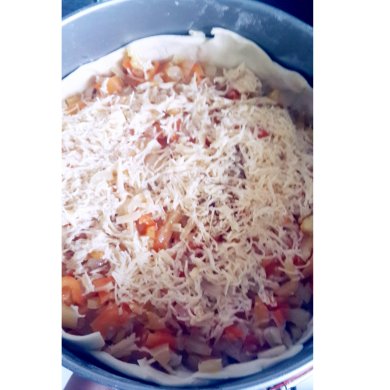 Киш "осенее настроение" с курицей - Шаг 1