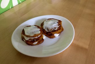 Вкуснейшие диетические тыквенные оладьи с курагой