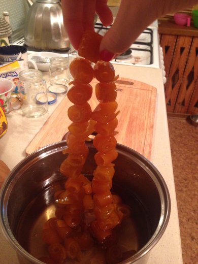 Варенье "апельсиновые спиральки" - Шаг 6