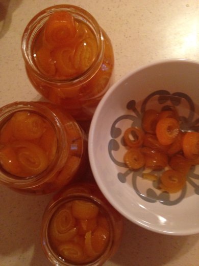 Варенье "апельсиновые спиральки" - Шаг 7