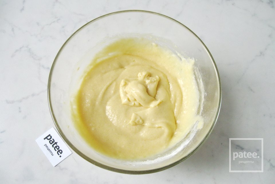 Сливовый пирог со штрейзелем - Шаг 8