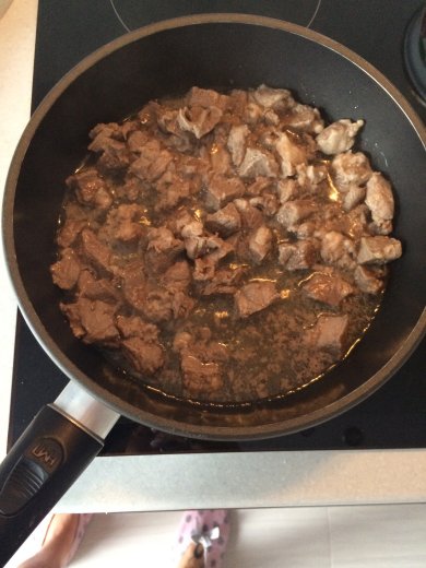 Баранина с овощами - Шаг 1