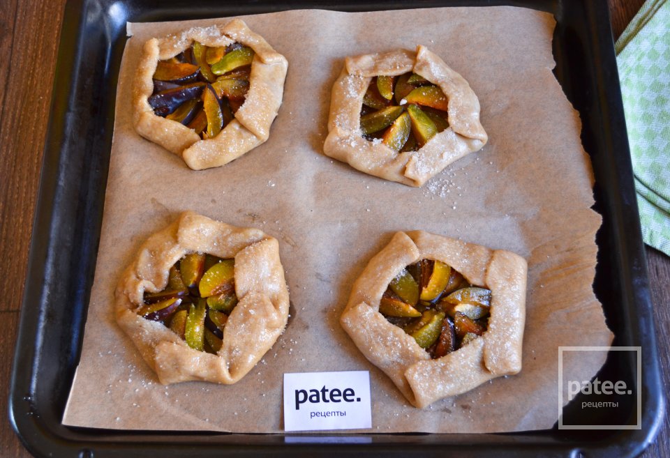 Постные мини-галеты со сливой - Шаг 16