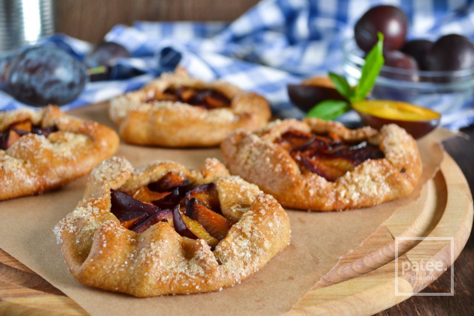 Постные мини-галеты со сливой - Шаг 17