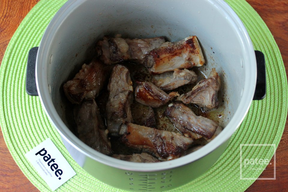 Рёбрышки с рисом в мультиварке - Шаг 3