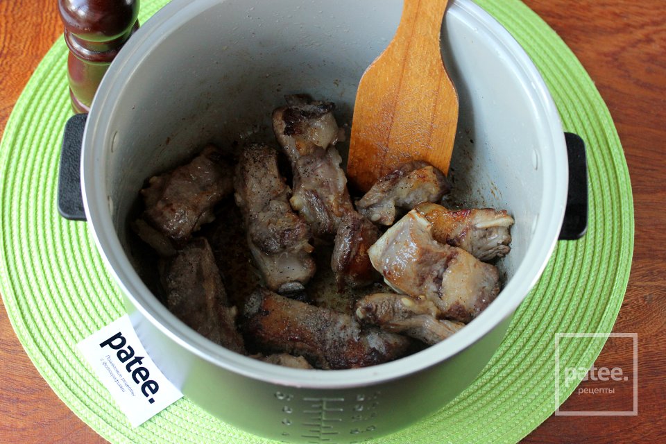 Рёбрышки с рисом в мультиварке - Шаг 5