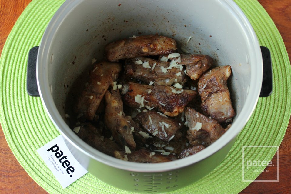 Рёбрышки с рисом в мультиварке - Шаг 7