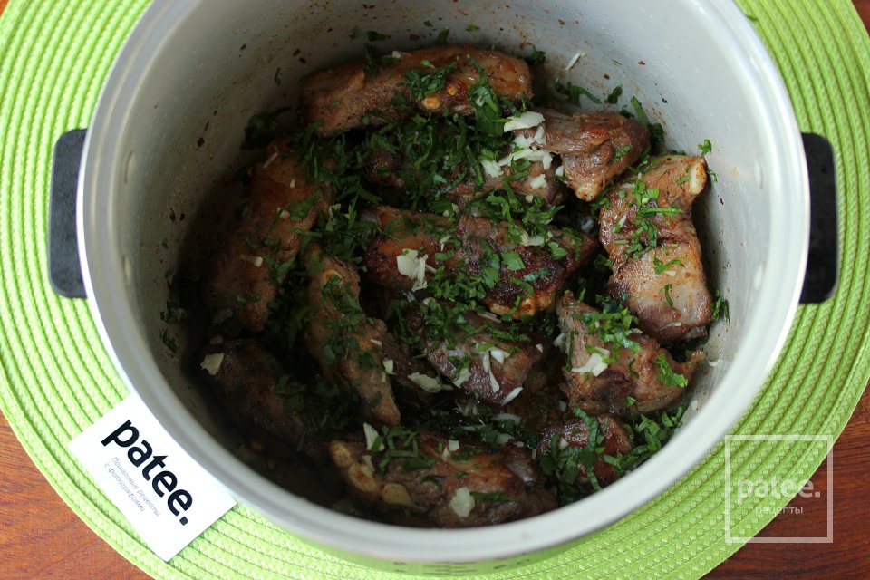 Рёбрышки с рисом в мультиварке - Шаг 8