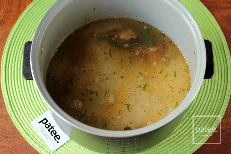 Рёбрышки с рисом в мультиварке - Шаг 10