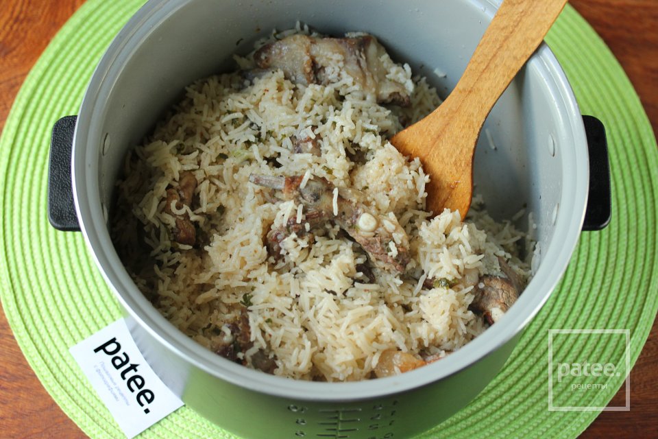 Рёбрышки с рисом в мультиварке - Шаг 12