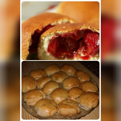 Булочки с черешней - Шаг 6