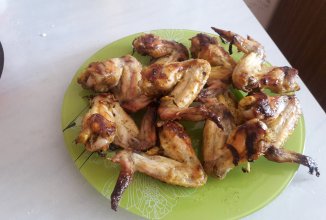 Румяные куриные крылышки