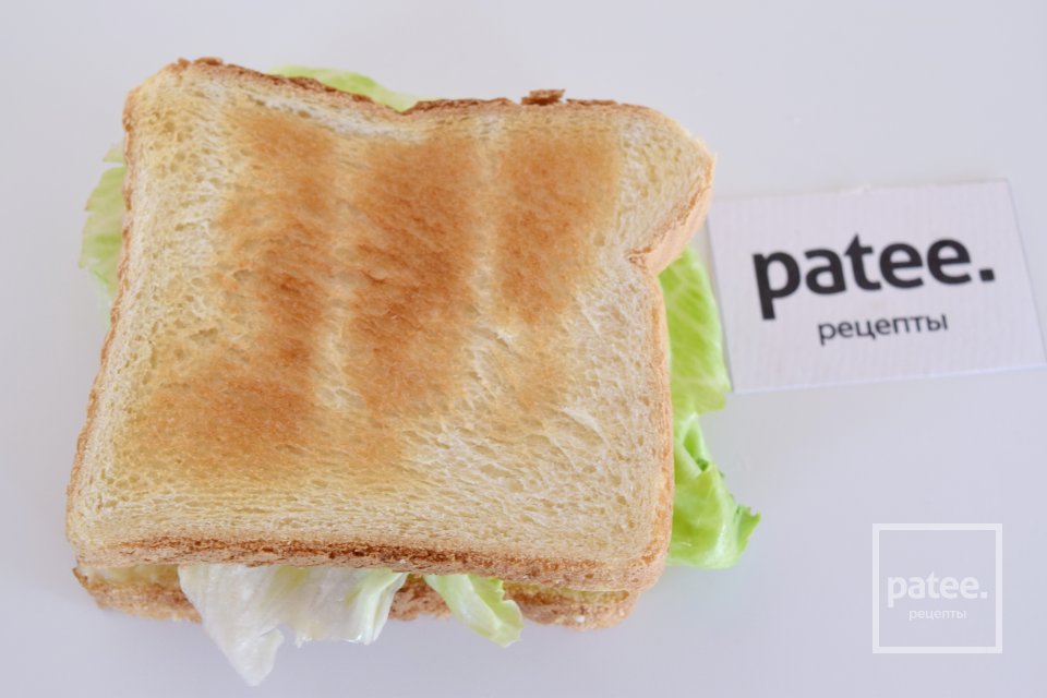 Клаб сэндвич с курицей - Шаг 9