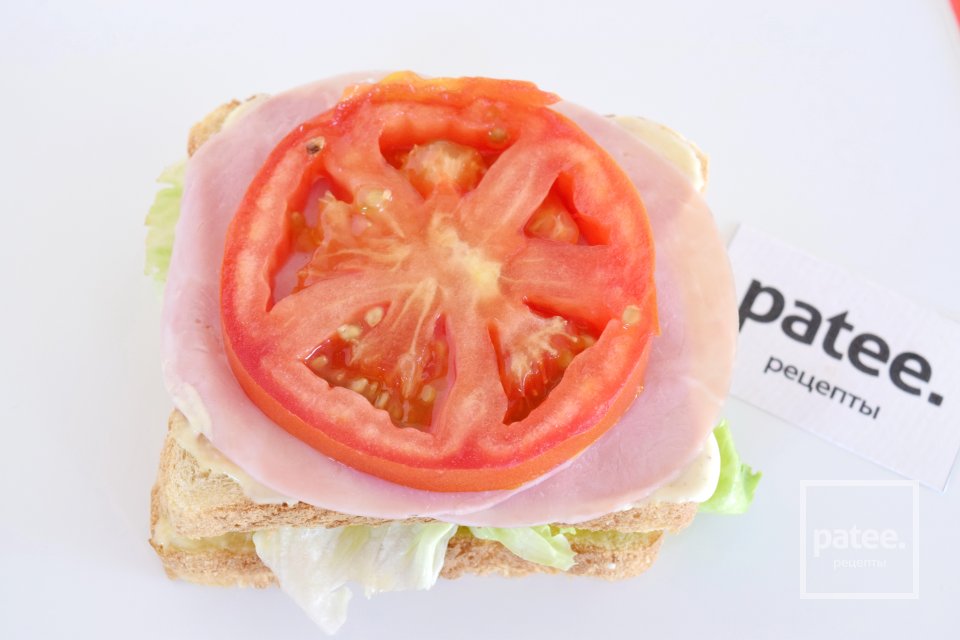 Клаб сэндвич с курицей - Шаг 12