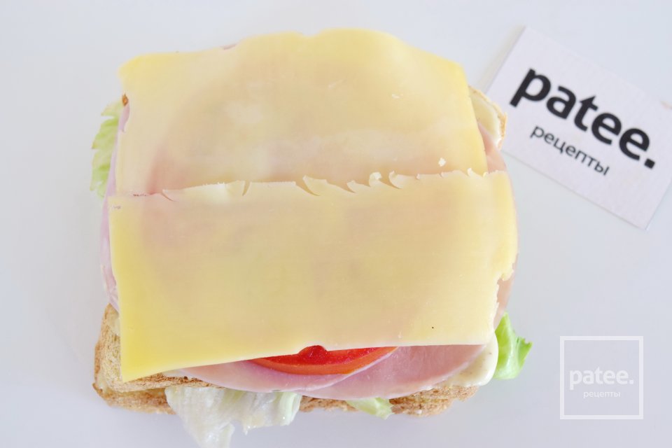 Клаб сэндвич с курицей - Шаг 13