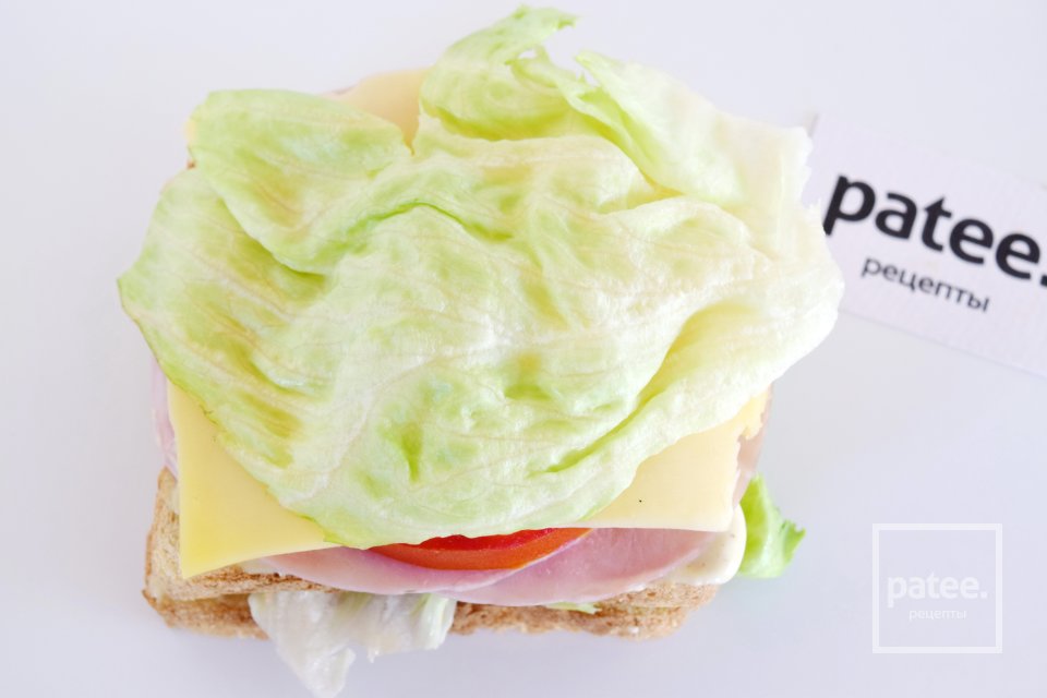 Клаб сэндвич с курицей - Шаг 14