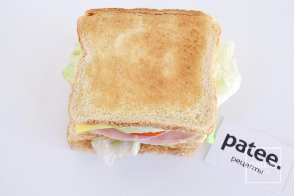 Клаб сэндвич с курицей - Шаг 15