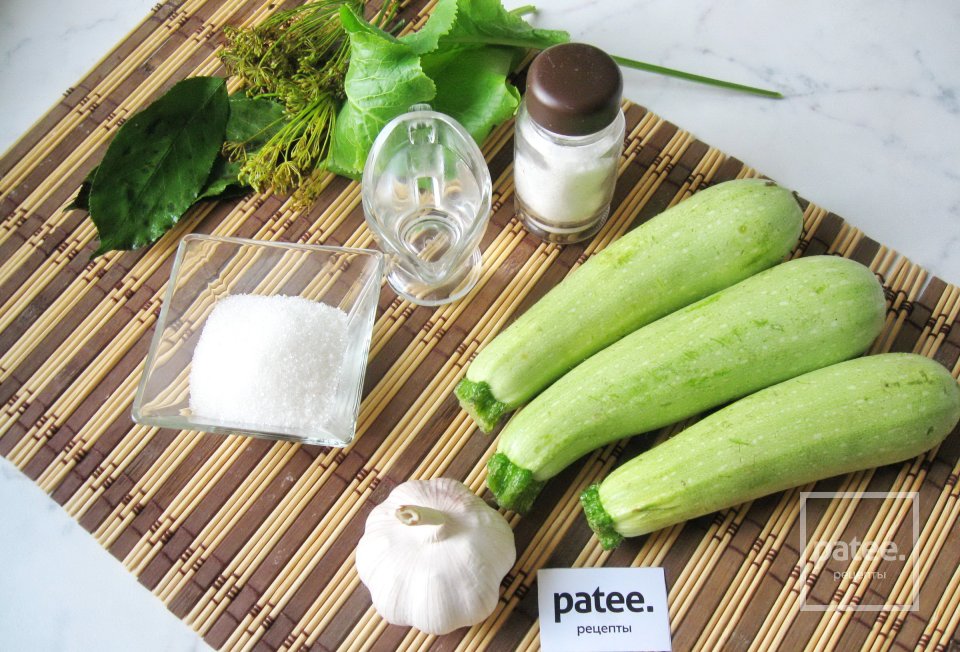 Кабачки в кисло-сладком маринаде - Шаг 1