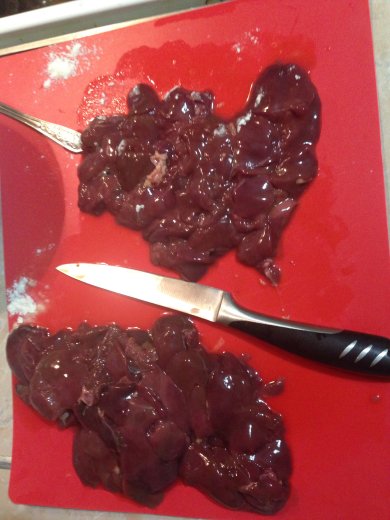 Жарена печень - Шаг 1