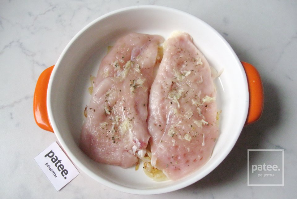 Куриная грудка с персиками - Шаг 10