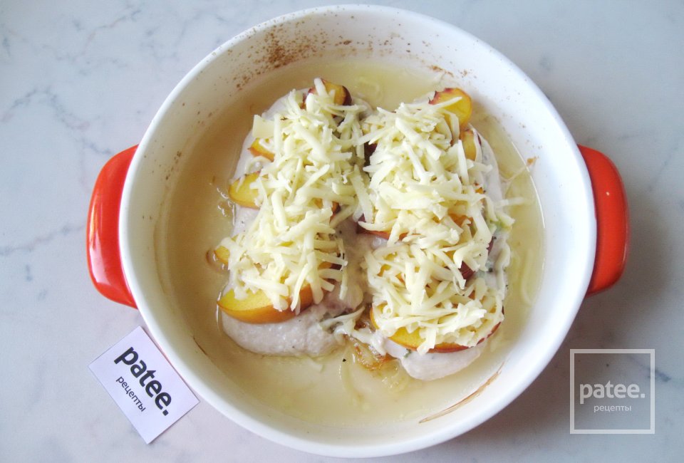 Куриная грудка с персиками - Шаг 13