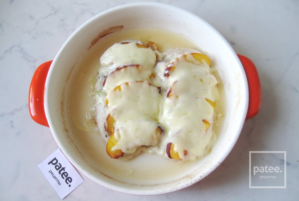 Куриная грудка с персиками - Шаг 14