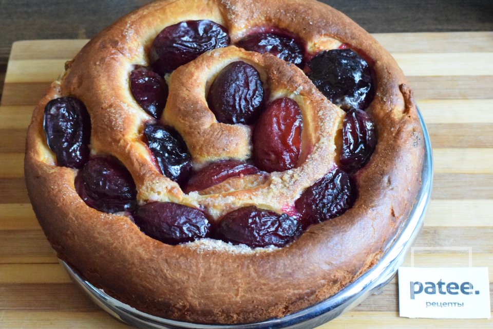 Пирог со сливами и маком - Шаг 18