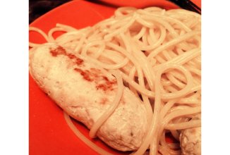 Домашние сосиски.