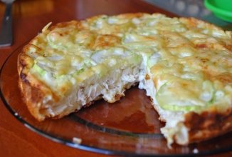 Легкий куриный пирог