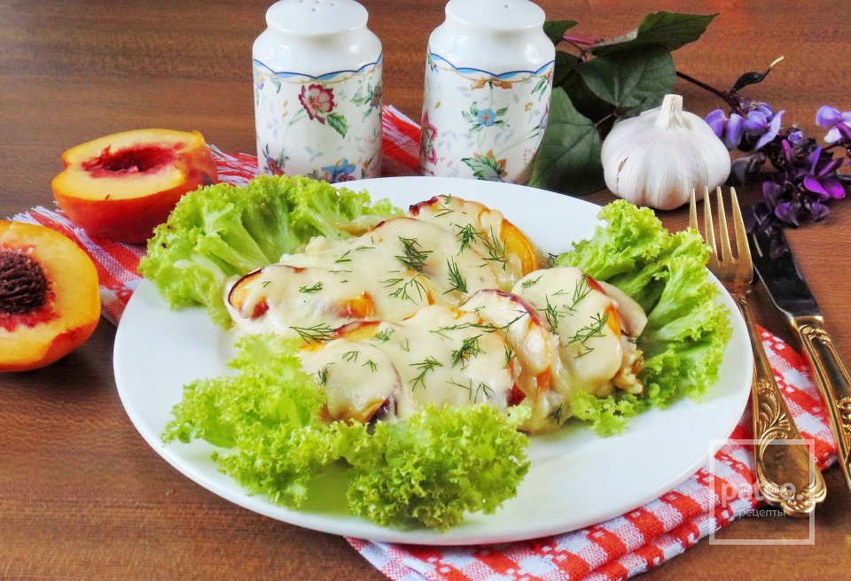 Куриная грудка с персиками - Шаг 15