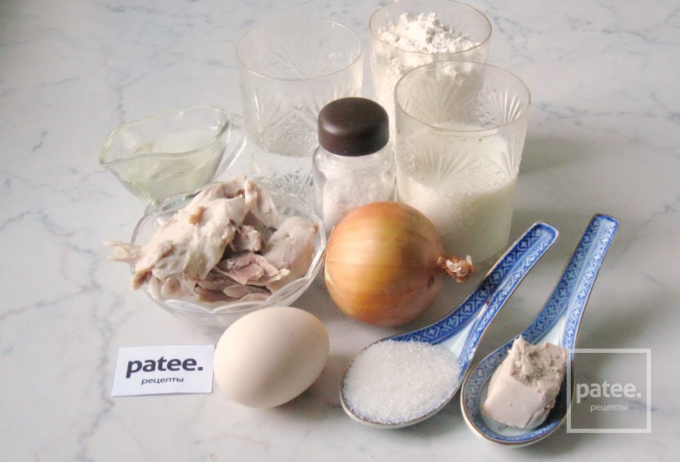 Сдобные пирожки с курицей - Шаг 1