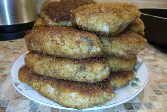 Рыбные котлетки из скумбрии.