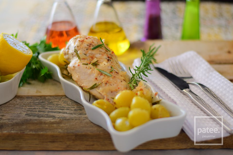 Куриное филе с виноградом - Шаг 13