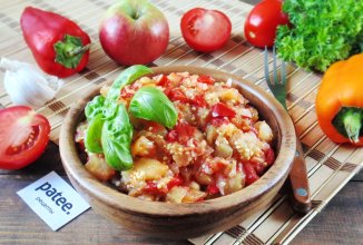 Икра из баклажанов с яблоками