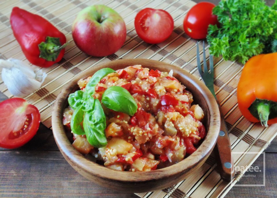 Икра из баклажанов с яблоками - Шаг 13