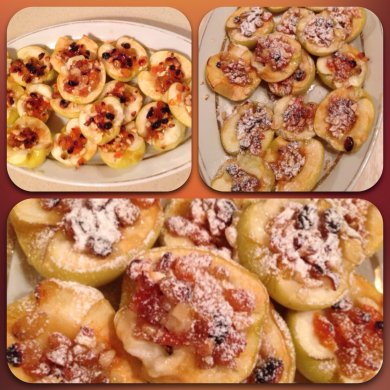 Яблоки, запеченные с медом, сухофруктами и орехами - Шаг 2