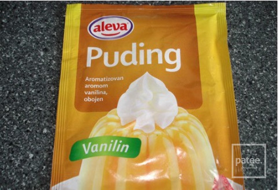 Яблочный пирог с пудингом. - Шаг 4