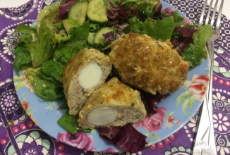 Перепелиные яйца по-шотландски