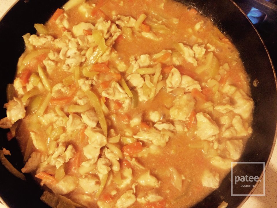 Курица в кисло- сладком соусе по-китайски - Шаг 7