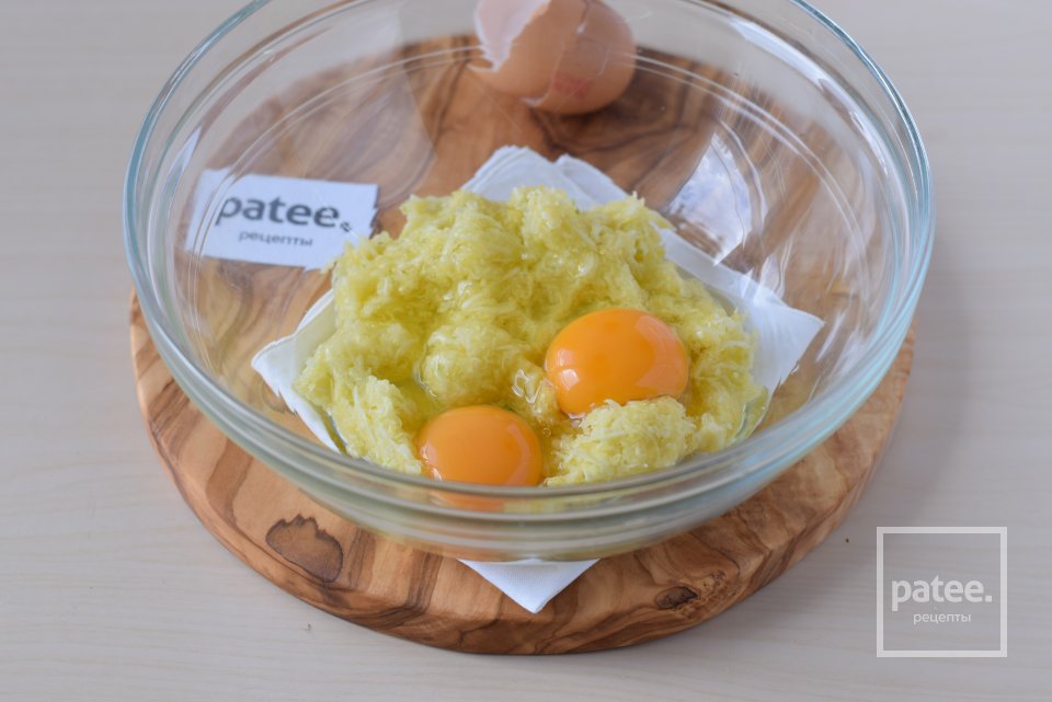 Кабачковый киш с морепродуктами - Шаг 5