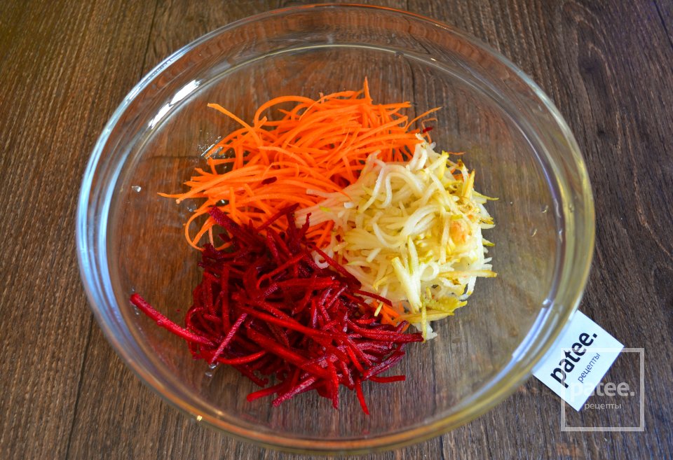 Салат из корнеплодов с грушей - Шаг 9