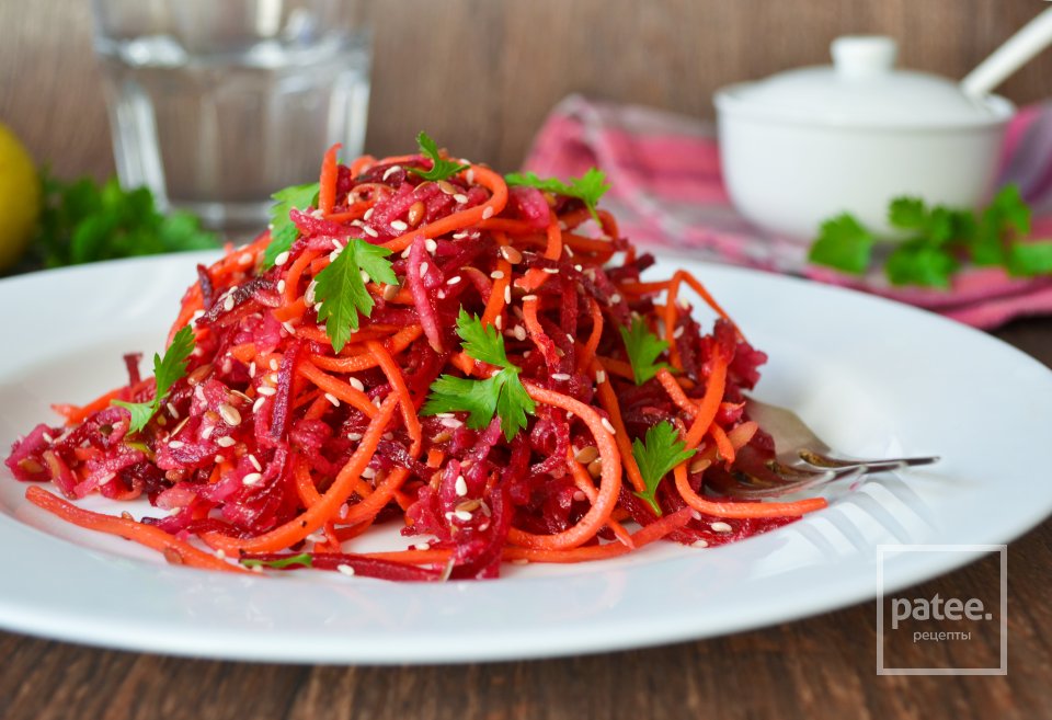 Салат из корнеплодов с грушей - Шаг 12